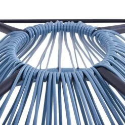 MANA Fauteuil Design En Forme D'oeuf - Cordage En Plastique Bleu Pastel -Mobilier De Jardin Soldes mana fauteuil design en forme d oeuf cordage en plastique bleu pastel 3612408086745 429854