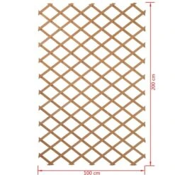 Nature Palissade De Jardin 100 X 200 Cm Bois Naturel 2 -Mobilier De Jardin Soldes nature palissade de jardin 100 x 200 cm bois naturel 3666722186551 1209819