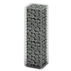 Panier De Gabion Avec Couvercle Fil Galvanisé 100 X 30 X 30 Cm