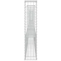 Panier De Gabion En Forme De U Avec 8 Poteaux Fer 860x20x100 Cm -Mobilier De Jardin Soldes panier de gabion en forme de u avec 8 poteaux fer 860x20x100 cm 3666722161978 1238803