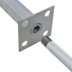 Panneau De Clôture Avec 2 Poteaux WPC 180x180 Cm Gris -Mobilier De Jardin Soldes panneau de cloture avec 2 poteaux wpc 180x180 cm gris 8718475710455 1217511