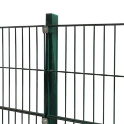Panneau De Clôture Avec Poteaux 6 X 1,6 M Vert -Mobilier De Jardin Soldes panneau de cloture avec poteaux 6 x 1 6 m vert 8718475911647 1269599