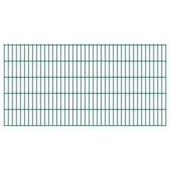 Panneaux De Clôture De Jardin 2D 2,008x1,03 M 50 M Total Vert