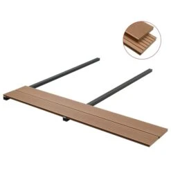 Panneaux De Terrasse Solides Et Accessoires WPC 20m² 2,2 M Teck -Mobilier De Jardin Soldes panneaux de terrasse solides et accessoires wpc 20m 2 2 m teck 3666722167123 1234200