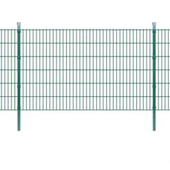 Panneaux Et Poteaux De Clôture 2D Pour Jardin 2008x1230 Mm 12 M 2
