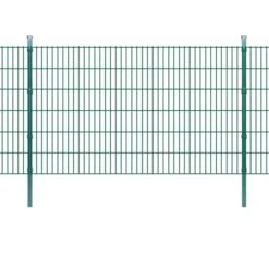 Panneaux Et Poteaux De Clôture 2D Pour Jardin 2008x1230 Mm 20 M 2