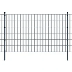 Panneaux Et Poteaux De Clôture 2D Pour Jardin 2008x1230 Mm 48 M 2