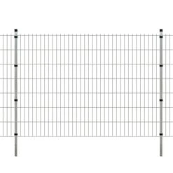 Panneaux Et Poteaux De Clôture 2D Pour Jardin 2008x1430 Mm 6 M 2