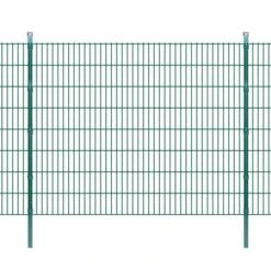 Panneaux Et Poteaux De Clôture 2D Pour Jardin 2008x1630 Mm 6 M 2