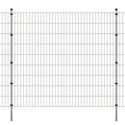 Panneaux Et Poteaux De Clôture 2D Pour Jardin 2008x1830 Mm 8 M 2