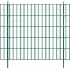 Panneaux Et Poteaux De Clôture 2D Pour Jardin 2008x2030 Mm 6 M