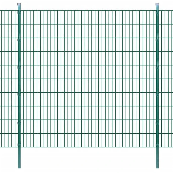 Panneaux Et Poteaux De Clôture 2D Pour Jardin 2008x2030 Mm 6 M 1 Panneaux Et Poteaux De Clôture 2D Pour Jardin 2008x2030 Mm 6 M