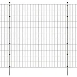 Panneaux Et Poteaux De Clôture 2D Pour Jardin 2008x2230 Mm 48 M