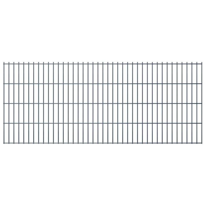 Panneaux Et Poteaux De Clôture 2D Pour Jardin 2008x830 Mm 50 M 9 Panneaux Et Poteaux De Clôture 2D Pour Jardin 2008x830 Mm 50 M – Image 9