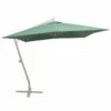 Parasol 300 X 300 Cm Poteau En Aluminium Vert