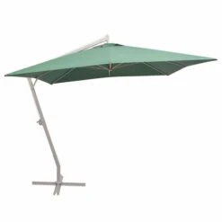 Parasol 300 X 300 Cm Poteau En Aluminium Vert
