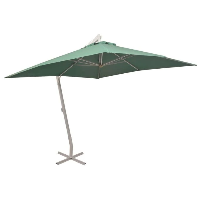 Parasol 300 X 300 Cm Poteau En Aluminium Vert 2 Parasol 300 X 300 Cm Poteau En Aluminium Vert – Image 2