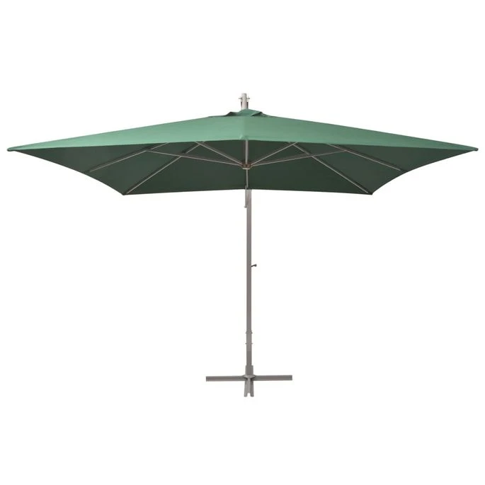 Parasol 300 X 300 Cm Poteau En Aluminium Vert 3 Parasol 300 X 300 Cm Poteau En Aluminium Vert – Image 3