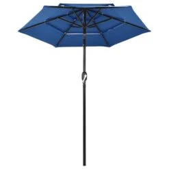 Parasol à 3 Niveaux Avec Mât En Aluminium Bleu Azuré 2 M 10 Parasol à 3 Niveaux Avec Mât En Aluminium Bleu Azuré 2 M -Mobilier De Jardin Soldes parasol a 3 niveaux avec mat en aluminium bleu azure 2 m 3666722353663 944929