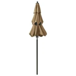 Parasol à 3 Niveaux Avec Mât En Aluminium Taupe 2 M -Mobilier De Jardin Soldes parasol a 3 niveaux avec mat en aluminium taupe 2 m 3666722353694 944899