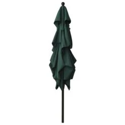 Parasol à 3 Niveaux Avec Mât En Aluminium Vert 2,5x2,5 M -Mobilier De Jardin Soldes parasol a 3 niveaux avec mat en aluminium vert 2 5x2 5 m 3666722413497 847436