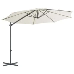 Parasol Avec Base Portable Sable 2 -Mobilier De Jardin Soldes parasol avec base portable sable 3666722451376 776117