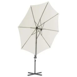 Parasol Avec Base Portable Sable 2 -Mobilier De Jardin Soldes parasol avec base portable sable 3666722451376 776118