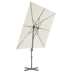 Parasol Avec Base Portable Sable 4 -Mobilier De Jardin Soldes parasol avec base portable sable 3666722451383 776106