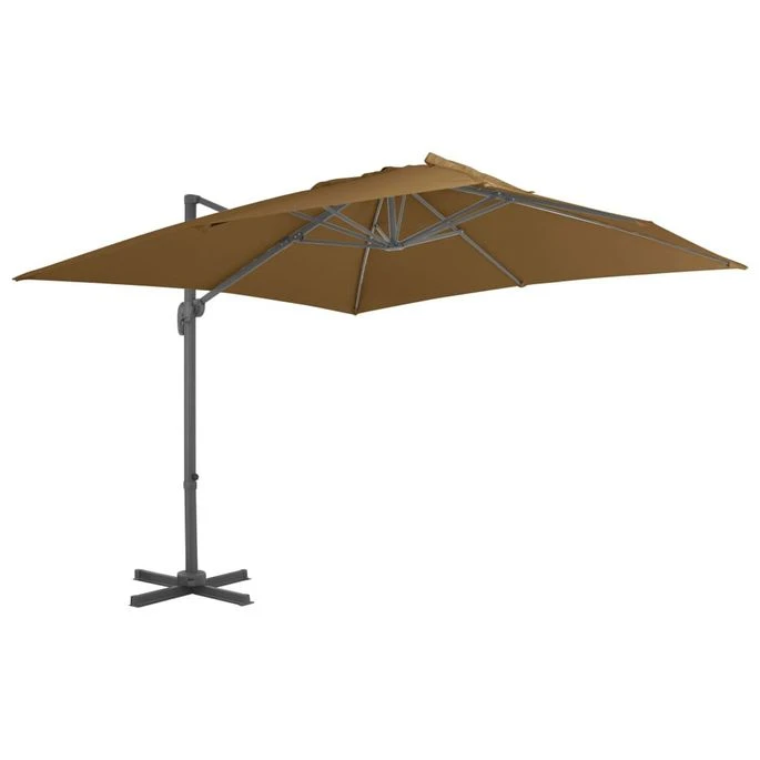 Parasol Avec Base Portable Taupe 3 3 Parasol Avec Base Portable Taupe 3 – Image 3