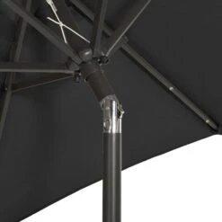 Parasol Avec Lumières LED Noir 200x211 Cm Aluminium 15 Parasol Avec Lumières LED Noir 200x211 Cm Aluminium -Mobilier De Jardin Soldes parasol avec lumieres led noir 200x211 cm aluminium 3666722354431 944221