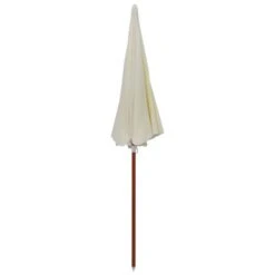 Parasol Avec Mât En Acier 240 Cm Sable -Mobilier De Jardin Soldes parasol avec mat en acier 240 cm sable 3666722322331 983539