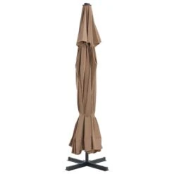 Parasol D'extérieur Avec Poteau En Aluminium 500 Cm Taupe 10 Parasol D'extérieur Avec Poteau En Aluminium 500 Cm Taupe -Mobilier De Jardin Soldes parasol d exterieur avec poteau en aluminium 500 cm taupe 3666722883009 978434