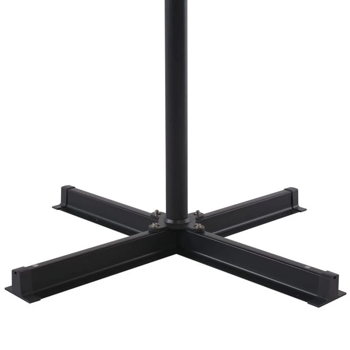 Parasol D'extérieur Avec Poteau En Aluminium 500 Cm Taupe 6 Parasol D'extérieur Avec Poteau En Aluminium 500 Cm Taupe – Image 6