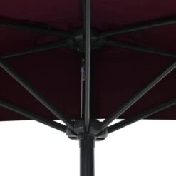 Parasol De Balcon Mât En Aluminium Bordeaux 270x135x245 Cm Demi 14 Parasol De Balcon Mât En Aluminium Bordeaux 270x135x245 Cm Demi -Mobilier De Jardin Soldes parasol de balcon mat en aluminium bordeaux 270x135x245 cm demi 3666722356480 942311