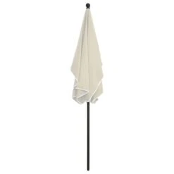 Parasol De Jardin Avec Mât 210x140 Cm Sable -Mobilier De Jardin Soldes parasol de jardin avec mat 210x140 cm sable 3666722438803 803989