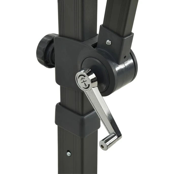 Parasol Déporté à Double Toit Terre Cuite 250x250 Cm 7 Parasol Déporté à Double Toit Terre Cuite 250x250 Cm – Image 7