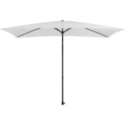 Parasol Droit 3x2 M Inclinable - Mât Aluminium Avec Toile Polyester 160 G/m² - Blanc -Mobilier De Jardin Soldes parasol droit 3x2 m inclinable mat aluminium avec toile polyester 160 g m blanc 3612407790438 1314865