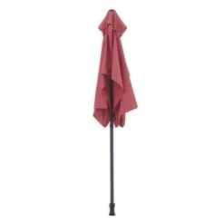 Parasol Droit Rectangulaire 1,4 X 2,10 M - Inclinable & Avec Manivelle - Mat Aluminium Et Toile Polyester 160g - Rouge -Mobilier De Jardin Soldes parasol droit rectangulaire 1 4 x 2 10 m inclinable avec manivelle mat aluminium et toile polyester 160g rouge 3612408329767 1320963