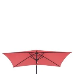 Parasol Droit Rectangulaire 1,4 X 2,10 M - Inclinable & Avec Manivelle - Mat Aluminium Et Toile Polyester 160g - Rouge -Mobilier De Jardin Soldes parasol droit rectangulaire 1 4 x 2 10 m inclinable avec manivelle mat aluminium et toile polyester 160g rouge 3612408329767 1320964