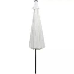 Parasol En Porte-à-faux Avec LED 3 M Blanc Sable 16 Parasol En Porte-à-faux Avec LED 3 M Blanc Sable -Mobilier De Jardin Soldes parasol en porte a faux avec led 3 m blanc sable 3666722330916 974134