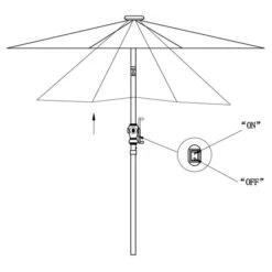Parasol En Porte-à-faux Avec LED 3 M Blanc Sable 18 Parasol En Porte-à-faux Avec LED 3 M Blanc Sable -Mobilier De Jardin Soldes parasol en porte a faux avec led 3 m blanc sable 3666722330916 974136