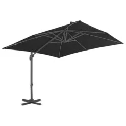 Parasol En Porte-à-faux Mât En Aluminium 300x300 Cm Anthracite -Mobilier De Jardin Soldes parasol en porte a faux mat en aluminium 300x300 cm anthracite 3666722326346 979173
