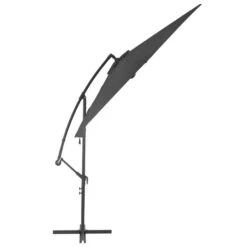 Parasol En Porte-à-feux Avec Poteau Aluminium 300 Cm Anthracite -Mobilier De Jardin Soldes parasol en porte a feux avec poteau aluminium 300 cm anthracite 3666722326995 978590