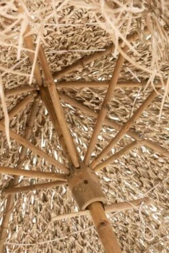 Parasol Sur Pied En Bambou Naturel Gael L 150 Cm -Mobilier De Jardin Soldes parasol sur pied en bambou naturel gael l 150 cm 5400924015831 1319497