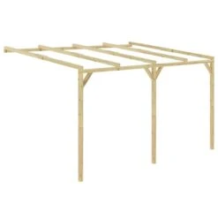 Pergola Ă Appentis 4 X 3 X 2,1 M Bois