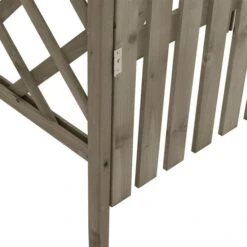 Pergola Avec Portail 116x40x204 Cm Gris Bois De Sapin Massif -Mobilier De Jardin Soldes pergola avec portail 116x40x204 cm gris bois de sapin massif 3666722146081 1297570