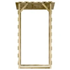 Pergola Avec Toit 100x90x200 Cm Bois De Pin Imprégné -Mobilier De Jardin Soldes pergola avec toit 100x90x200 cm bois de pin impregne 3666722160612 1240025