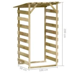 Pergola Avec Toit 100x90x200 Cm Bois De Pin Imprégné -Mobilier De Jardin Soldes pergola avec toit 100x90x200 cm bois de pin impregne 3666722160612 1240029