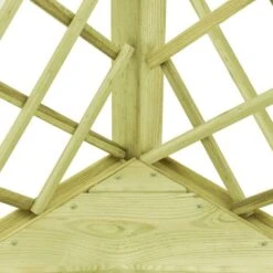 Pergola D'angle Avec Siège 130x130x197 Cm Pin Imprégné -Mobilier De Jardin Soldes pergola d angle avec siege 130x130x197 cm pin impregne 3666722178884 1219228