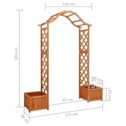 Pergola De Jardin Avec Jardinière Bois Pin Massif -Mobilier De Jardin Soldes pergola de jardin avec jardiniere bois pin massif 3666722202190 1166890